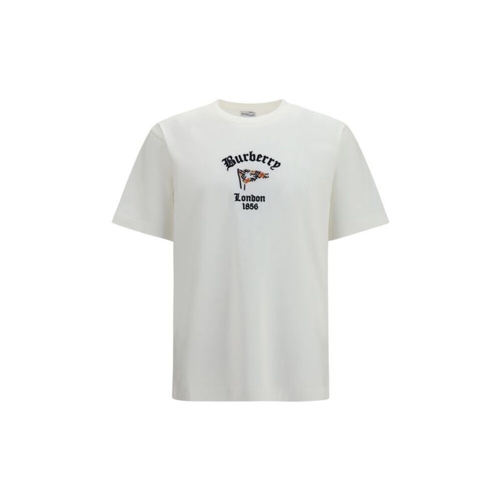 Burberry White Cotton Men's T-Shirt